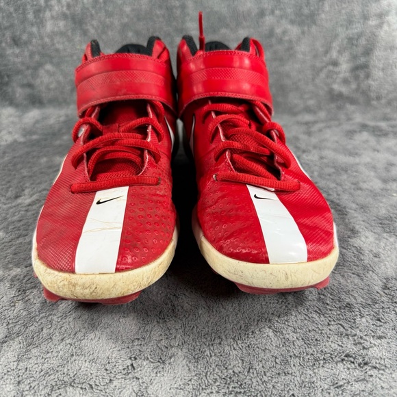 Nike Kids Force Trout 7 Pro 4Y High Top Lace Up Velcro Baseball Cleat - Picture 7 of 11